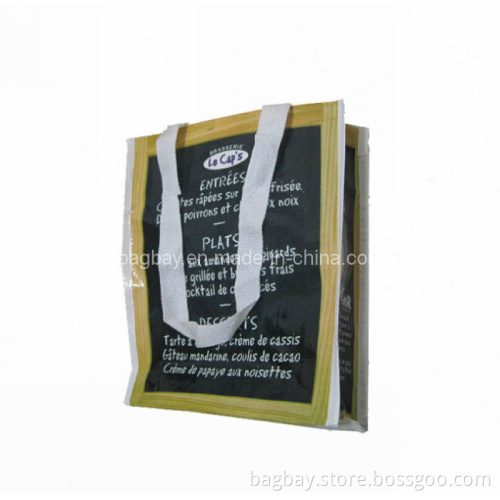 PP Woven Shopping Bag with Lamination (PPBG09-008)